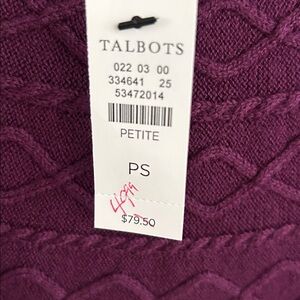 Talbots Sweater